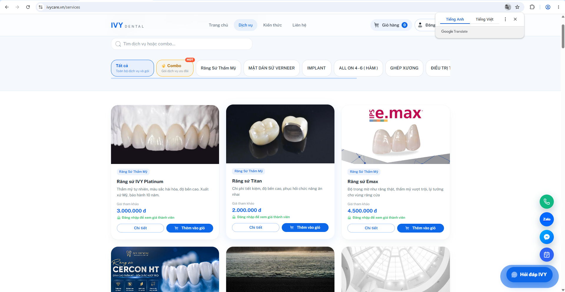 Website Ecommerce