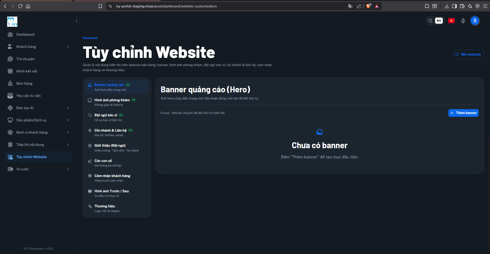 Tùy chỉnh Web